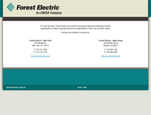 Tablet Screenshot of forestelectric.net